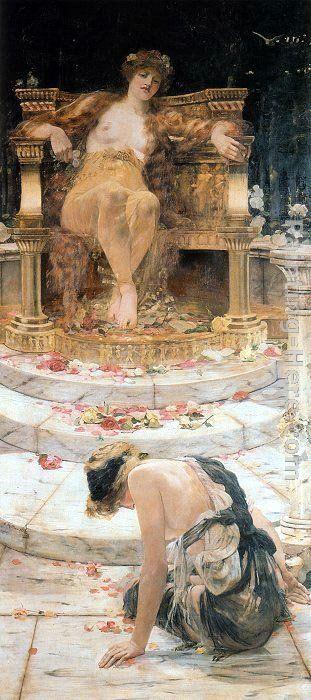 Edward Matthew Hale Psyche at the Throne of Venus
